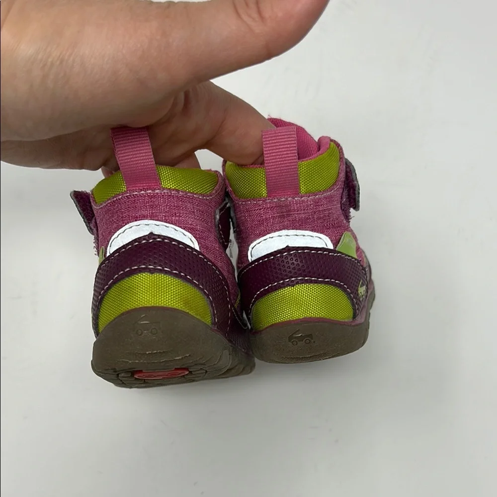 See Kai Run Toddler Waterproof Hiking Books Pink Size 4 0051 - Picture 7 of 8